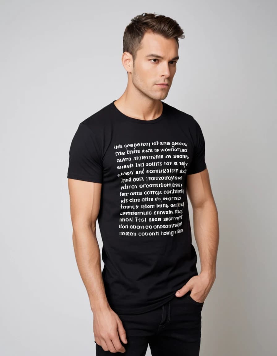 Floral Charm Phrase Tee
