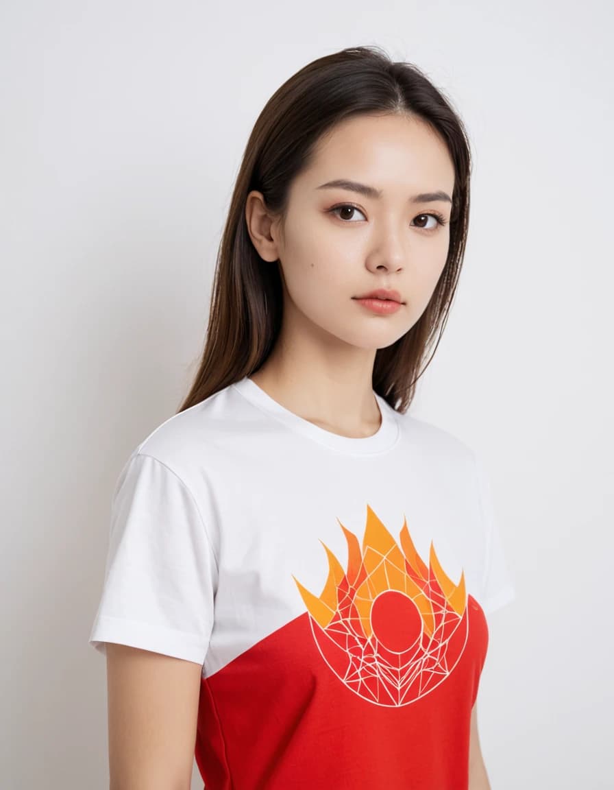 Red Unique Animal Tee